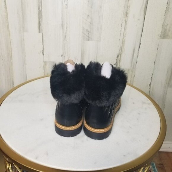 INC International Concepts Women's Pravale Lace-Up Lug Sole Hiker Bling … - Picture 3 of 6